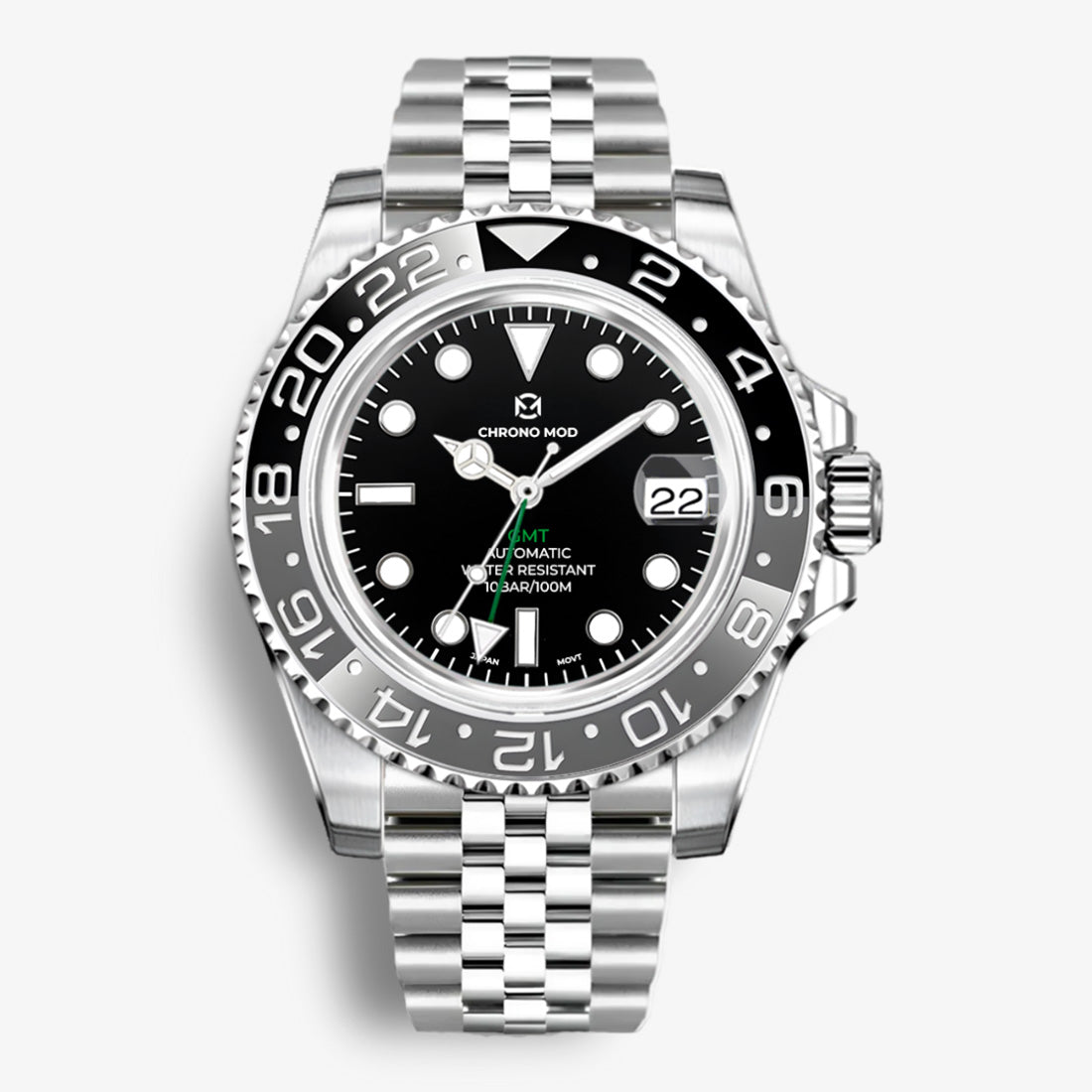 GMT Dual Time – Black & Grey