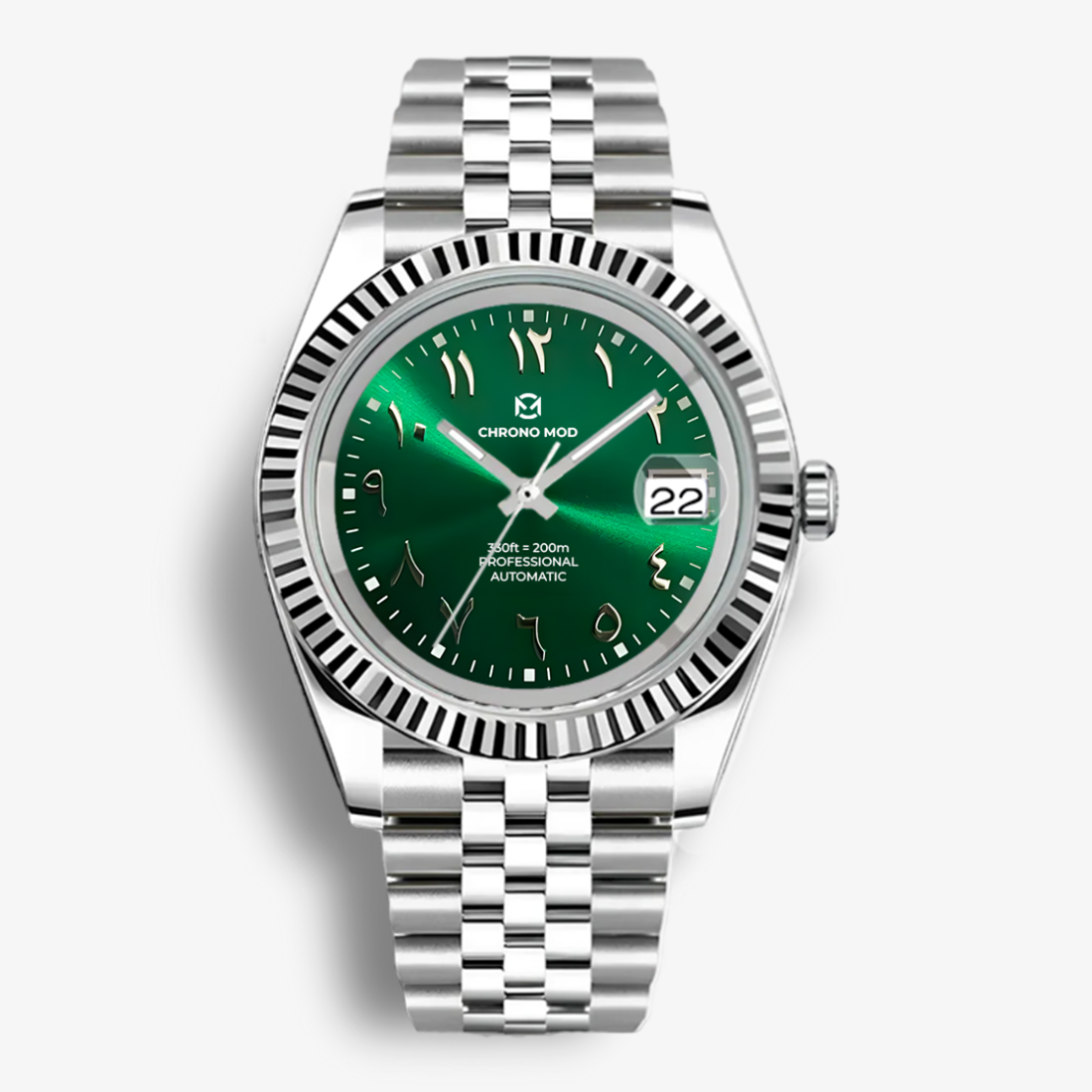 Classic Date – Green Arabic Dial Professional