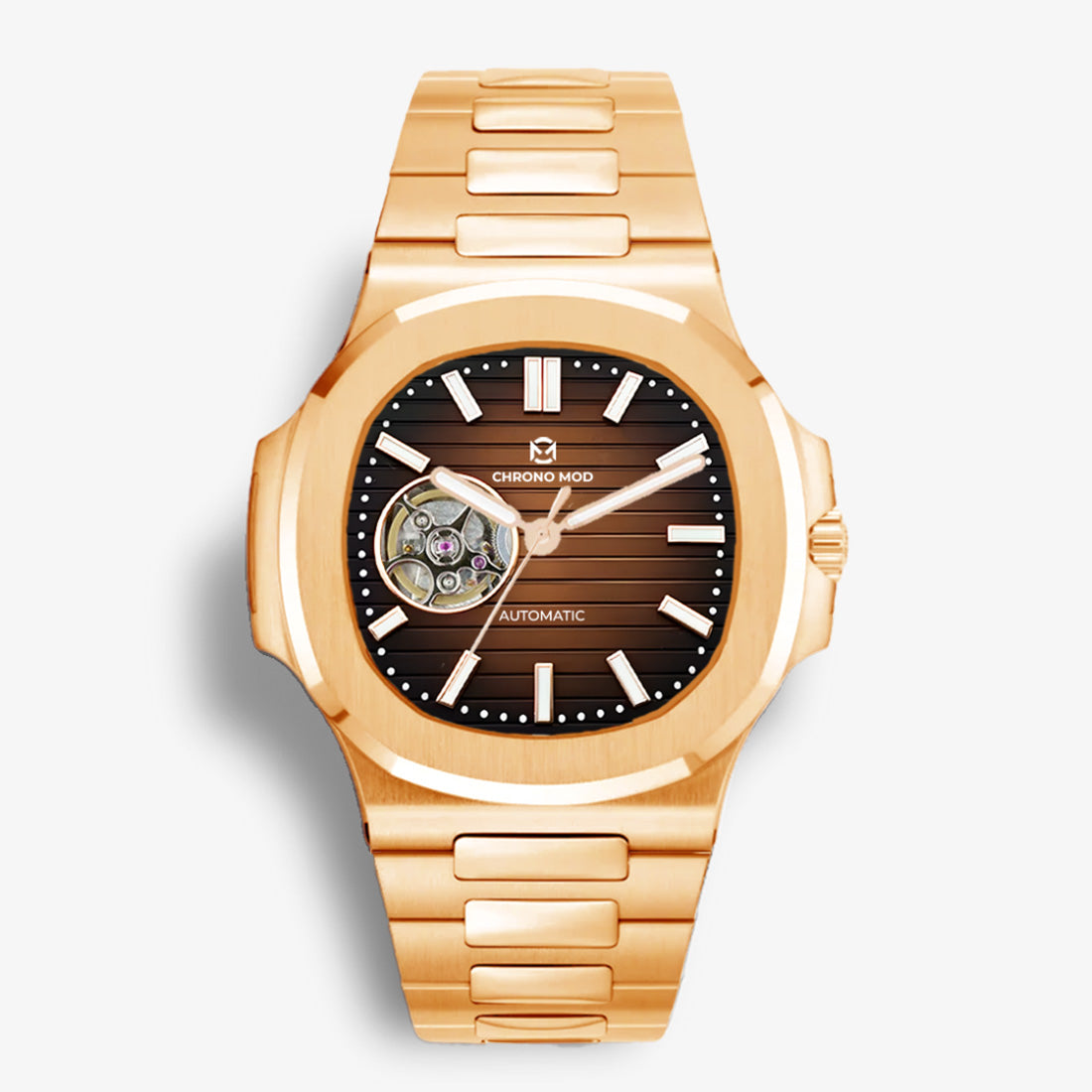 Horizon Open Heart – Brown Dial