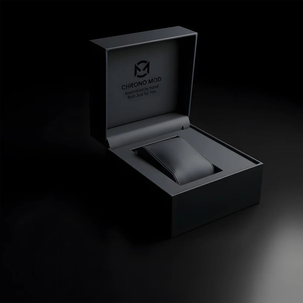 Classic Date – White Day-Date Sunburst Chrono Mod