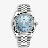 Classic Date – Light Blue Roman Dial