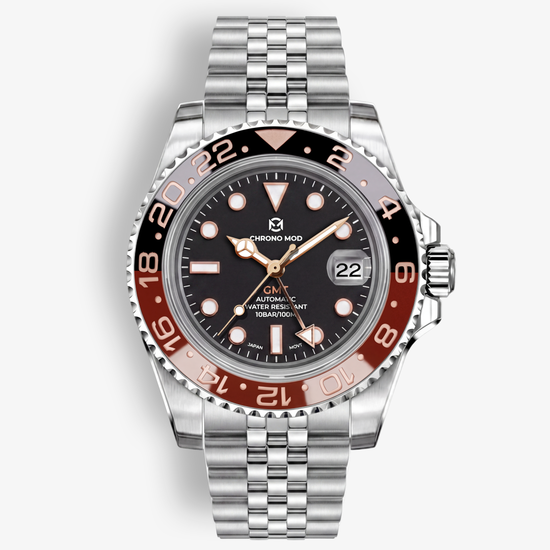 GMT Dual-Time Rootbeer – Rose Gold