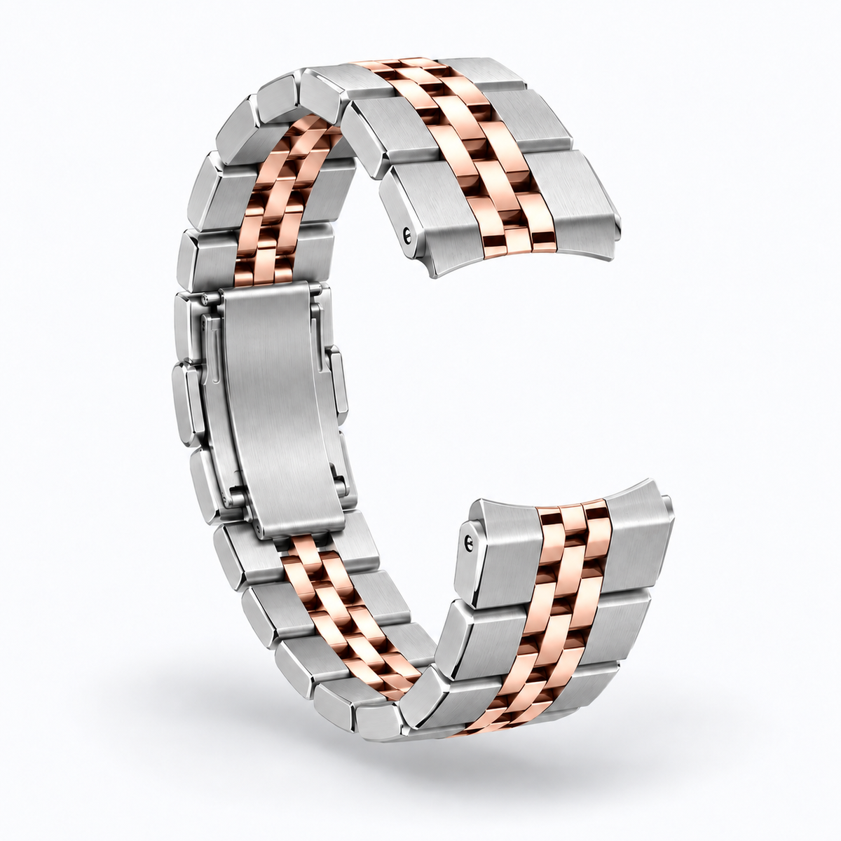 Flat Jubilee Bracelet 20mm for LandMaster, 904L Steel, 6 Finishes