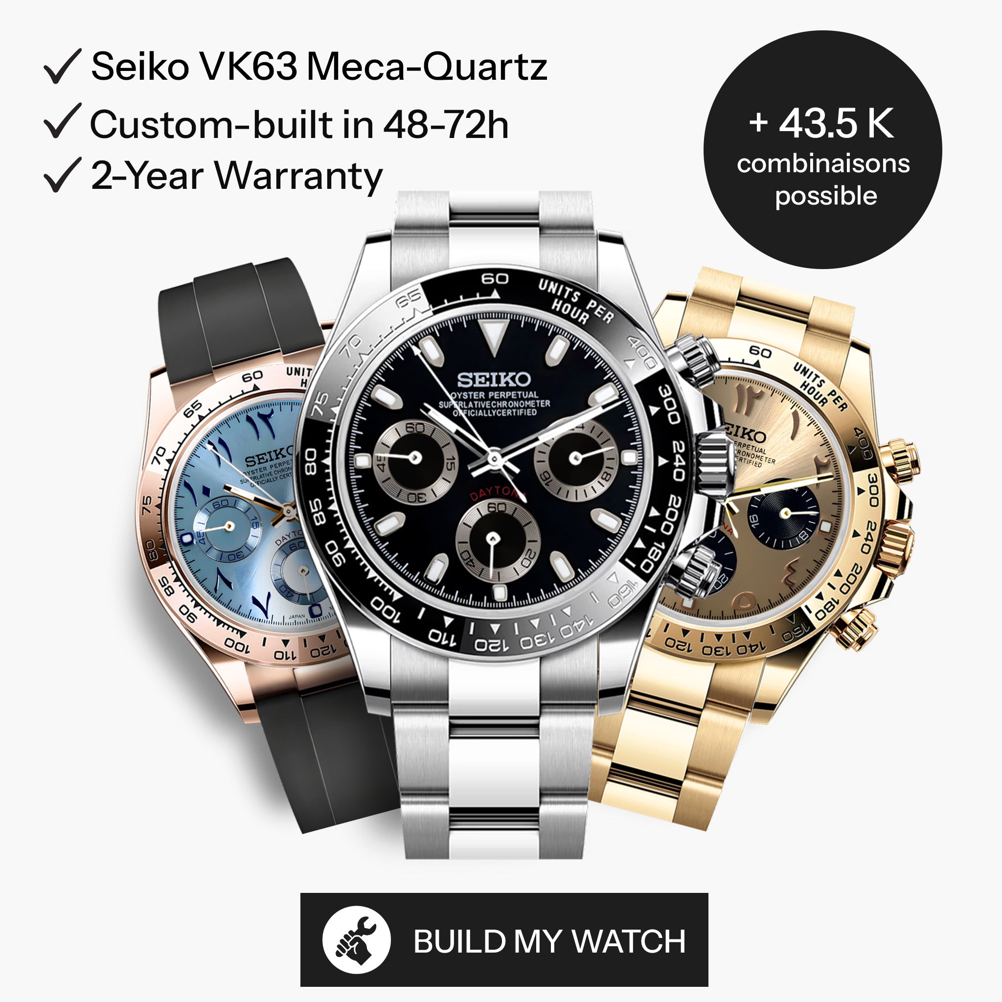 Passe meine Seiko Mod Daytona an