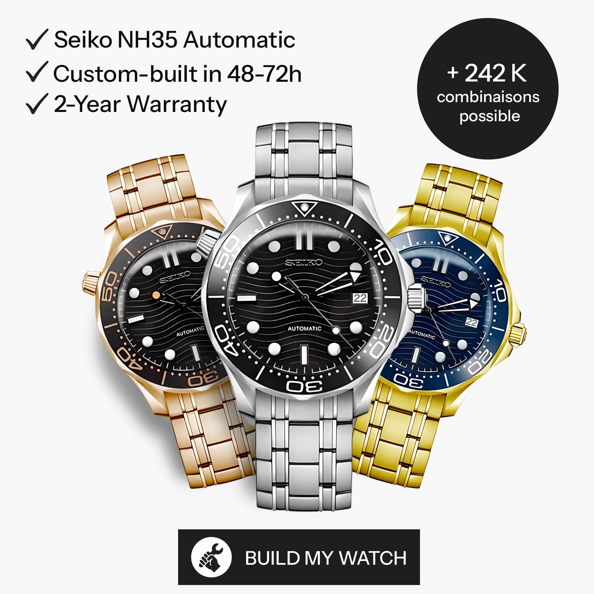 MEINEN SEIKO MOD SEAMASTER ANPASSEN