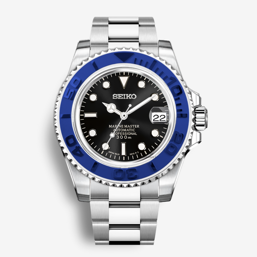 Seiko Mod Yatch Master Blue