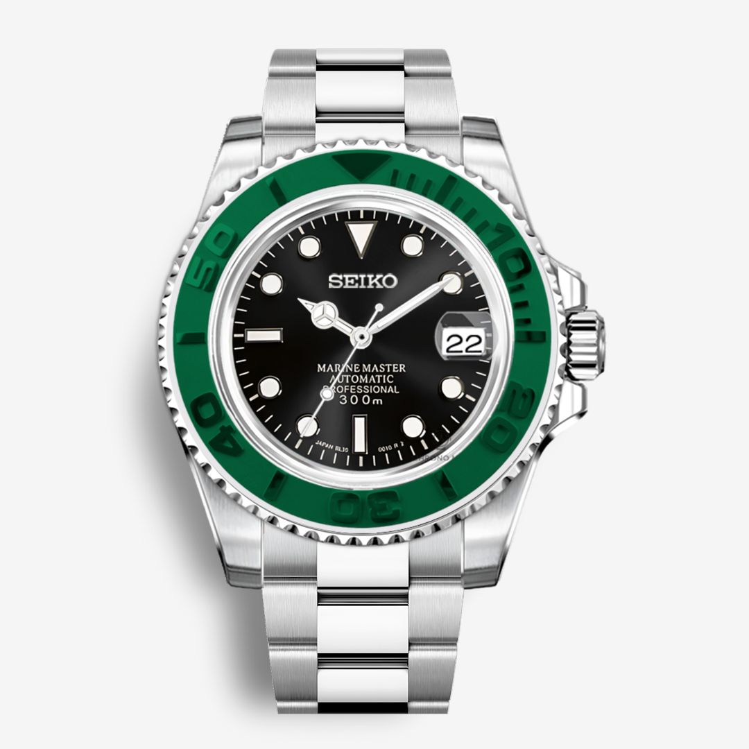 Seiko Mod Yatch Master Green