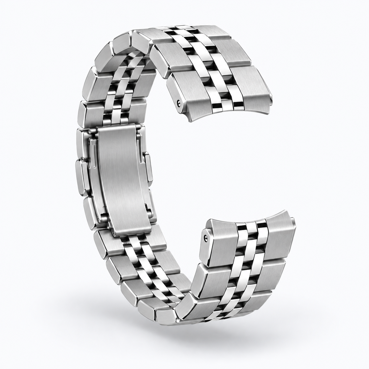 Flat Jubilee Bracelet 20mm for LandMaster, 904L Steel, 6 Finishes