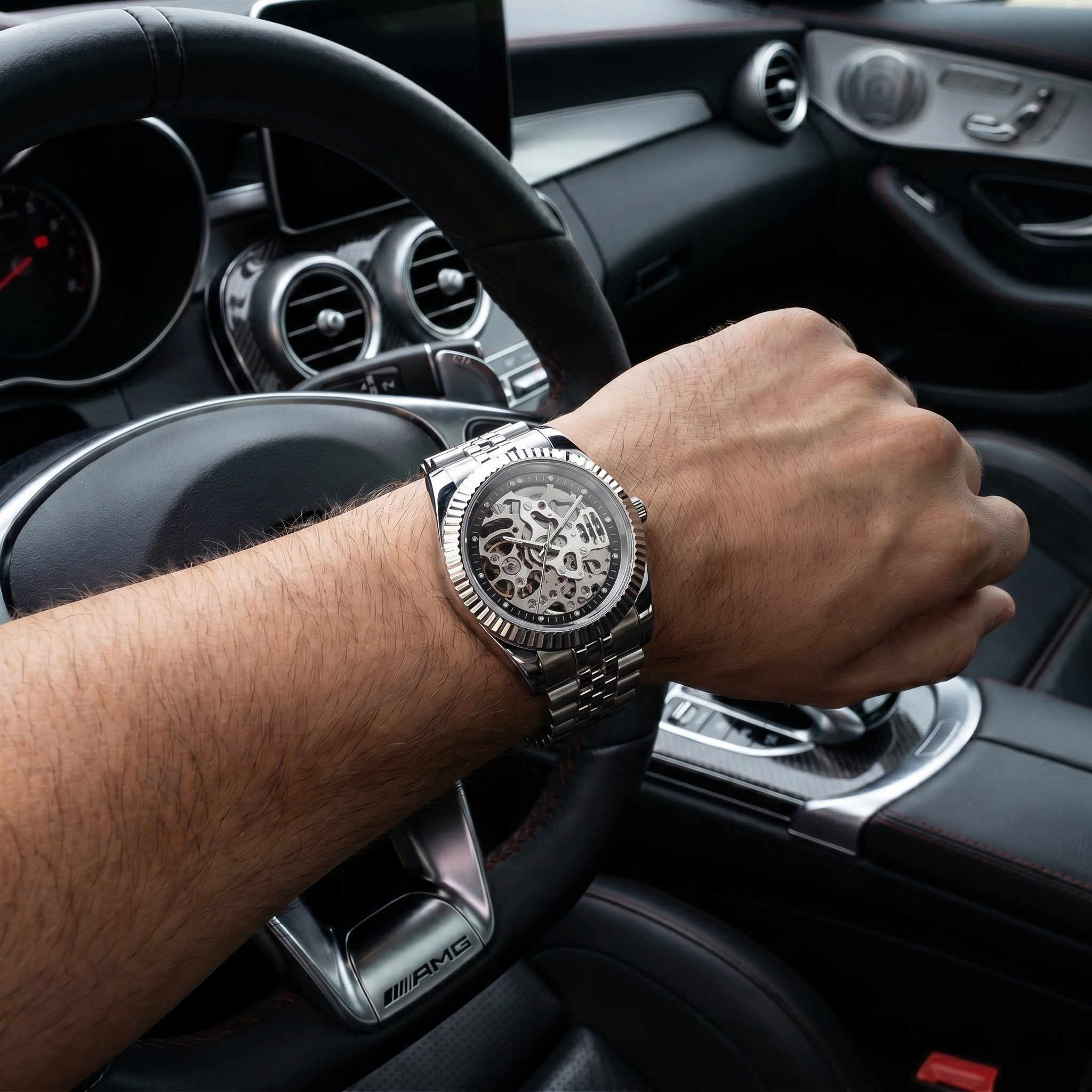 Classic Date Skeleton - wrist shot