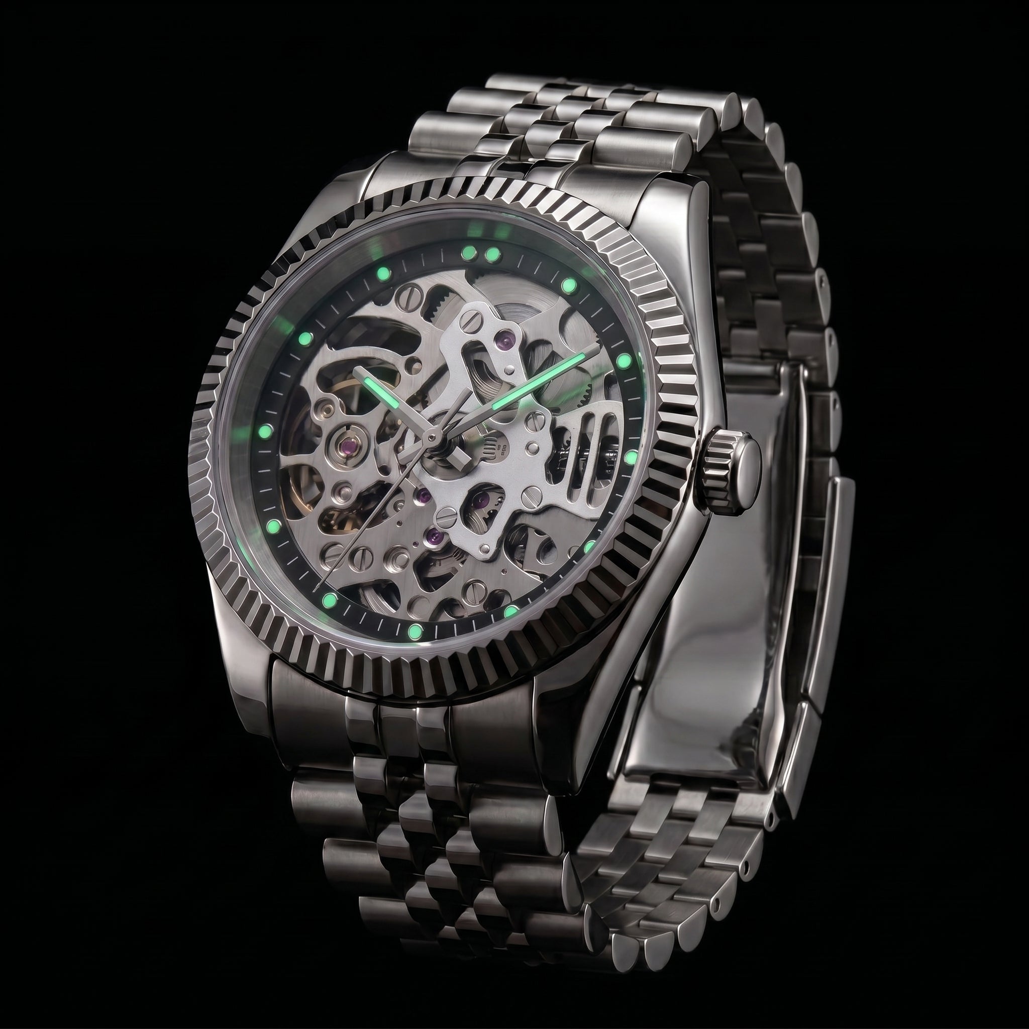 Classic Date Skeleton - lume night shot