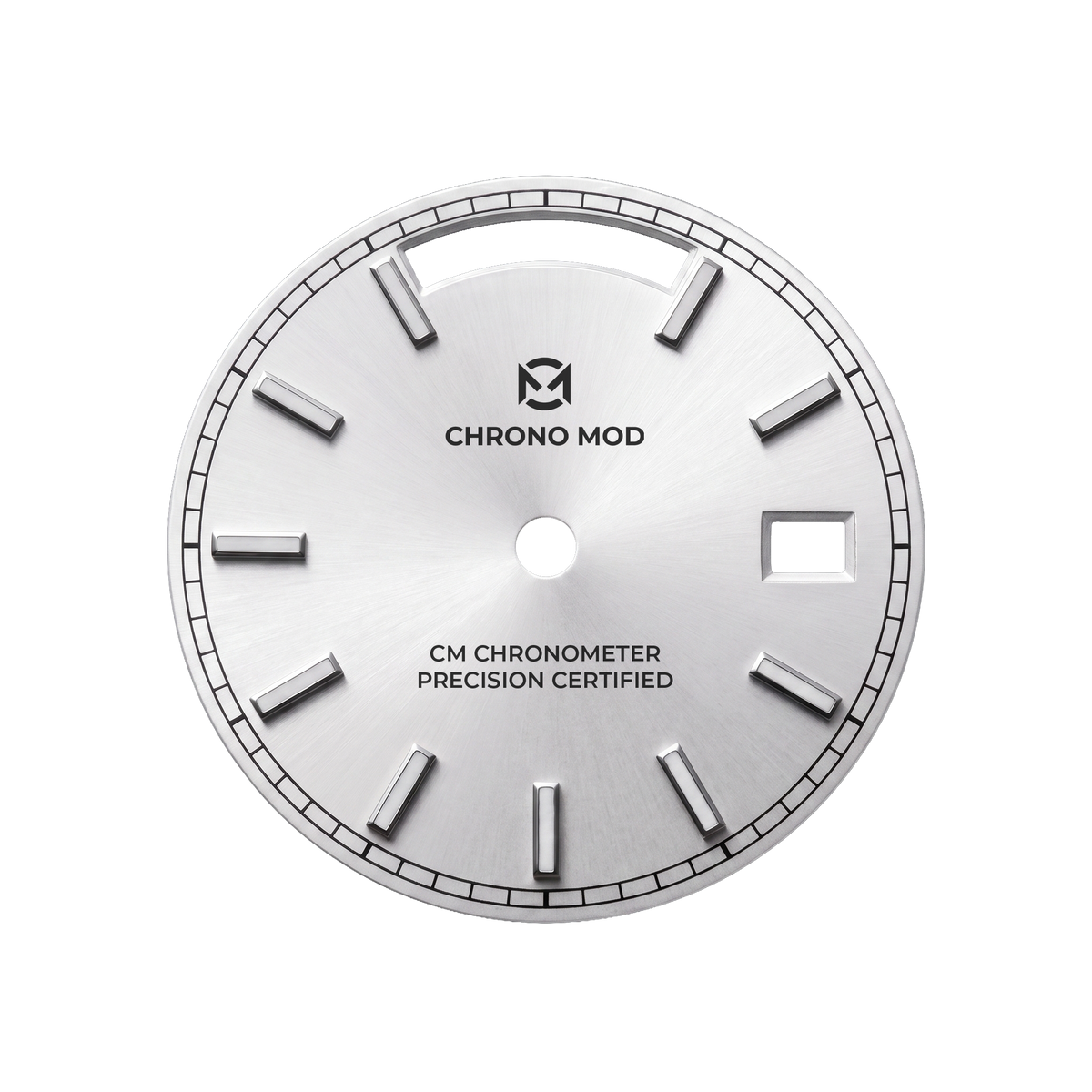 Classic Date White Day-Date - the dial
